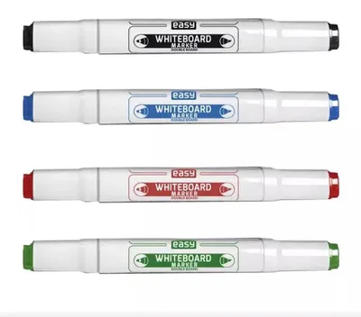 Zdjęcie produktu dla Marker suchościeralny podwójny 4 kolory EASY