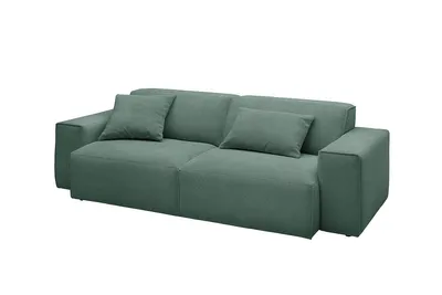 Produktbild von KAWOLA Sofa RANI 3-Sitzer Feincord grün