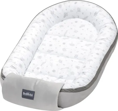 Produktbild von Bellochi Babynest Babynestchen Neugeborene - 50% Baumwolle - 50% Polyester,   - Baby Kuschelnest - 90x60x12cm - COPSE