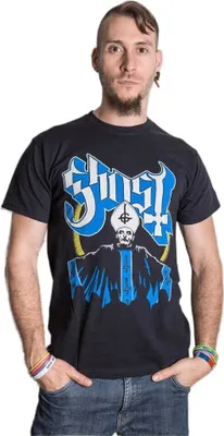 Image de Ghost - T-shirt "Papa & Band" pour homme/femme unie RO2134 (XL) (Noir)
