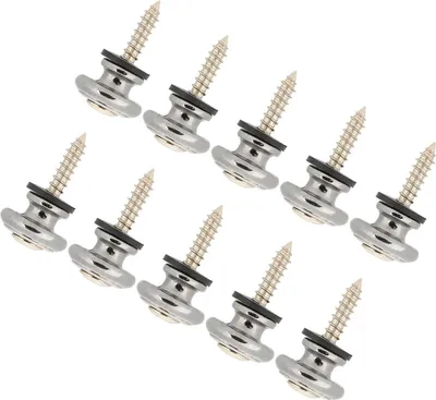Obrázok produktu pre Zámok gitarového popruhu, gitarový popruh tlačidlá, kovový gitarový popruh Lock, gitarový popruh End Pin, Bass Strap Lock