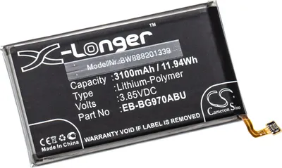 Produktbild von vhbw Akku Ersatz für Samsung EB-BG970ABU für Handy Smartphone Telefon (3100 mAh, 3,85 V, Li-Polymer)