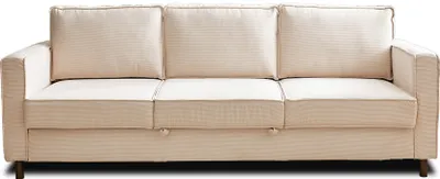 Produktbild von Lisa Design Jake - 3-Sitzer Sofa, mit Schlaffunktion, aus Cord , Beige