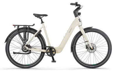 Produktbild von Puch E-Nova - E-Bike - 28 Zoll - 250W Motor - 160 km Reichweite - 2-Gang Automatik - Hydraulische Scheibenbremsen - 540Wh Akku - Tiefeinsteiger - Kieselgrau Matt