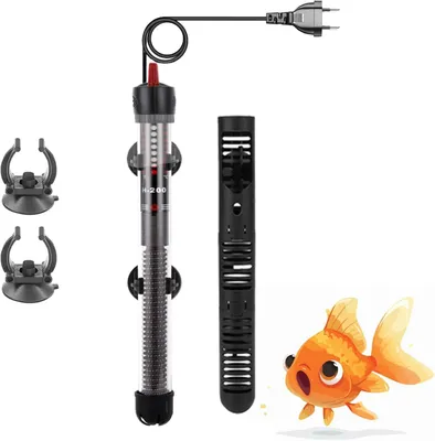 Productafbeelding van Aquariumverwarming 50 W, 60 l, instelbare thermostaat, 220-240 V, voor aquarium