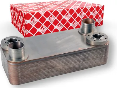 Produktbild von FEBI BILSTEIN 172707 Ölkühler Motoröl für SCANIA P,G,R,T - series 4 - series