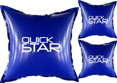 Produktbild von 3 Stück Poolkissen Eckig 120x120 cm Blau | 4 Seile & Sicherheitsventil | 2x Reparaturset | PVC 0,44mm | Winter Pool Kissen mit Doppelnaht | Luftkissen Chlor- und UV-Beständig