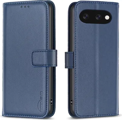Produktbild von Google Pixel 9a Hülle - BINFEN Klapphülle - Blau