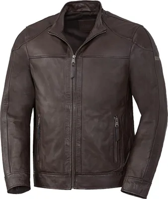Produktbild von Ross & Cole Herren Lederjacke mit Stehkragen aus weichem Nappaleder