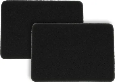 Produktbild von vhbw 2x Staubsaugerfilter kompatibel mit Rowenta RO8370OA/410, RO8370EA/410, RO8366OA/410, RO8366EA/410 Staubsauger - Schaumstofffilter Schwarz