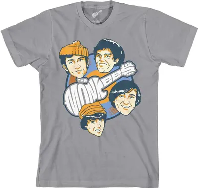 Zdjęcie produktu dla The Monkees Vinyl Heads Grey M Koszulka