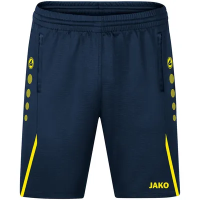Produktbild von JAKO Uni Trainingsshort Challenge, Farbe:marine/neongelb, Größe:M
