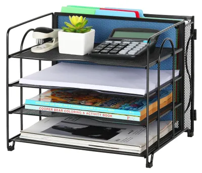 Immagine prodotto di Organizzatore da scrivania a 4 scomparti per archiviare documenti