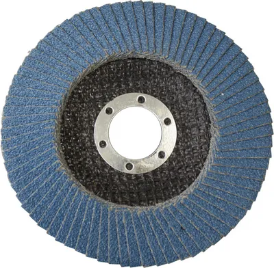 Image de 115 mm INOX VA Fächerscheiben Schleifscheiben Ø 115x22,2 mm Körnung 120
