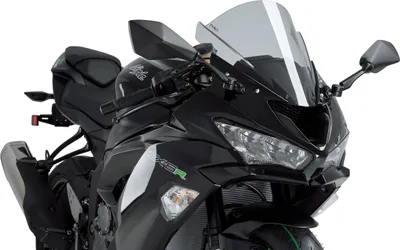 Obrázek produktu pro PUIG z-racing kouřová čirá clona ABE schválená pro Kawasaki