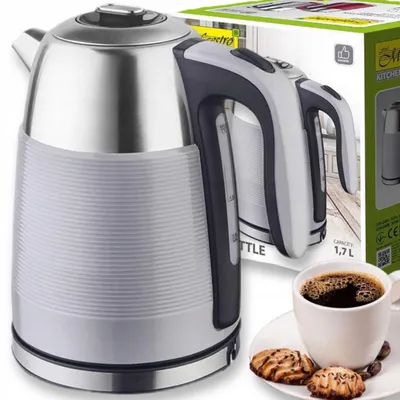Obrázek produktu pro Maestro Bezdrátová nerezová rychlovarná konvice 1,7 l 2200 W šedá