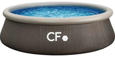 Immagine prodotto di Piscina fuori terra con collare gonfiabile CF QUICK 366 x 91 cm in rattan