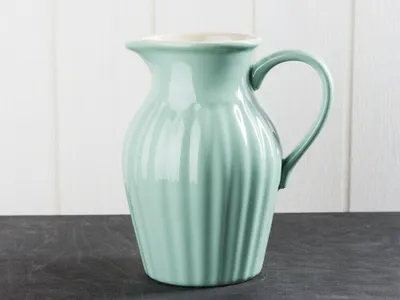 Produktbild von IB Laursen MYNTE Kanne 1,7 Liter Grün Keramik Geschirr GREEN TEA Krug Karaffe