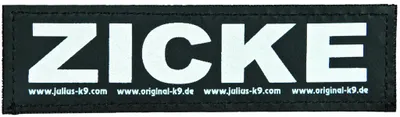 Produktbild von 2 Julius-K9® Klettsticker S ZICKE