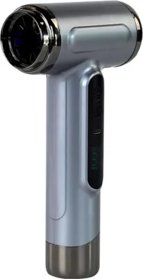 Image de INF Sèche-cheveux Rechargeable Sans Fil - Portable USB avec Air Chaud et Froid Gris