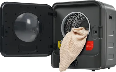 Image de Sèche-linge Fortuna Lai, sèche-linge en acier inoxydable, 3 kg, capacité réelle jusqu'à 4,5 kg, 830 W, filtration multiple, 5 programmes. Protection contre la surchauffe, fixation murale possible [classe énergétique G]
