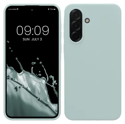 Produktbild von kwmobile Handyhülle für Samsung Galaxy A37 5G Hülle - Case Silikon - Kabelloses Laden - Schutzhülle Cover in Cool Mint