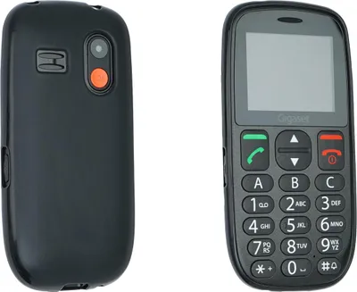 Obrázok produktu pre caseroxx ochranný kryt TPU kompatibilný s Gigaset GL395, gumené puzdro na mobilný telefón čierne