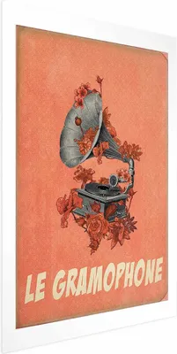 Produktbild von Posterpapier Poster - Gramophone 29.7x42 cm Text i-B-0072-ao-a