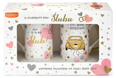Obrázek produktu pro Sada hrníčků „Svatba“ – Kukartka
