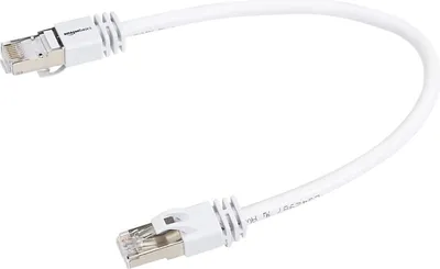 Produktbild von A. Basics High-Speed-Patchkabel, RJ45 Cat7, Gigabit-Ethernet, weiß, 0.3 m, 5