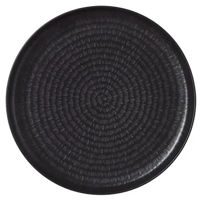 Immagine prodotto di 6x piatti piani Ø 27 cm NOVA Cenere / porcellana nera