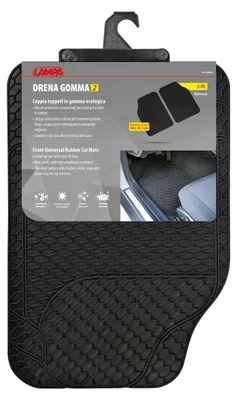Zdjęcie produktu dla LAMPA Uniwersalne dywaniki samochodowe 26480 Przód 66 cm x 43,5 cm PVC