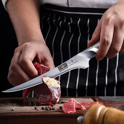 Produktbild von Professionelles Fischmesser - rostfreier Stahl - super scharf