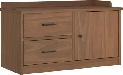 Image de Banc de couloir SANDNES 87x40x50 cm bois de pin massif