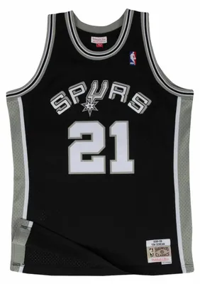 Zdjęcie produktu dla Koszulka Mitchell & Ness Swingman Jersey NBA San Antonio Spurs Tim Duncan - SMJYGS18208-SASBLCK98TDU
