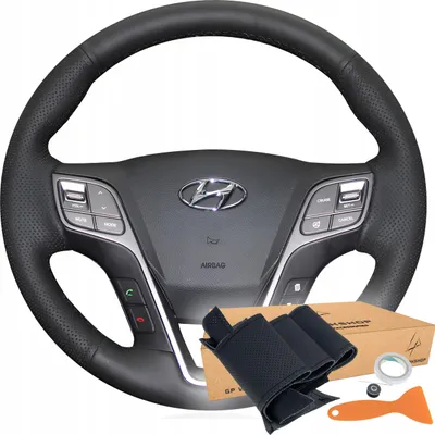 Obrázok produktu pre Poťah Volantu So Vzorom Pre Hyundai Santa Fe Grand Santa Fe