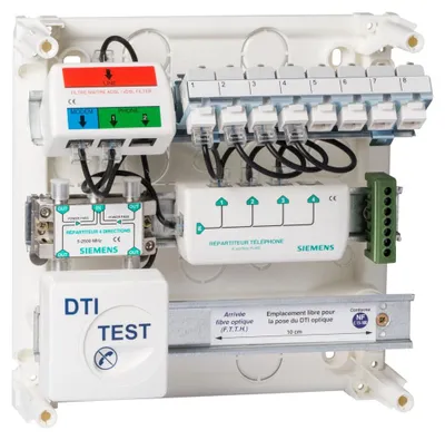 Produktbild von Siemens – Schaltkasten Klasse 1 mit 8 Anschlüssen RJ45