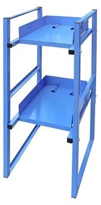 Produktbild von ADB Fassregal 91004 lichtblau 47,0 x 54,0 x 120,0 cm