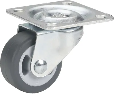 Produktbild von Lenkrolle mit Platte 30 x 14 mm, Tragkr. 20 kg