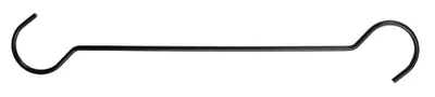 Productafbeelding van Clayre & Eef, haak, 110x6x1 cm, zwart, metaal