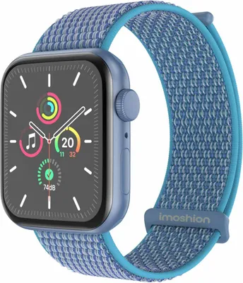 Productafbeelding van imoshion Nylon bandje voor de Apple Watch | 38/40/41/42 mm - Marineblauw