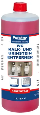 Produktbild von Putzboy WC Kalk- & Urinsteinentferner - Reiniger für den Sanitärbereich - Inhalt 1 Liter - 1401201