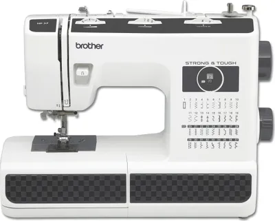 Obrázok produktu pre Brother HF37, Čierna, Biela, Poloautomatický šijací stroj, Šitie, 0 - 4 mm, 800 počet stehov za minútu, 7 mm