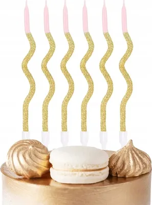 Produktbild von Geburtstagskerzen Spiralen Rose Gold Für Geburtstagsparty Dekoration
