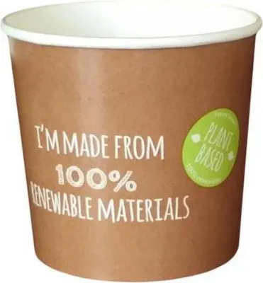 Immagine prodotto di Bicchiere da minestra in carta, 750 ml, diametro 114 mm, 25 pezzi.