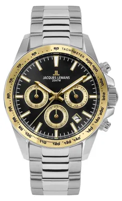 Produktbild von Jacques Lemans Chronographen Liverpool Steel Gold