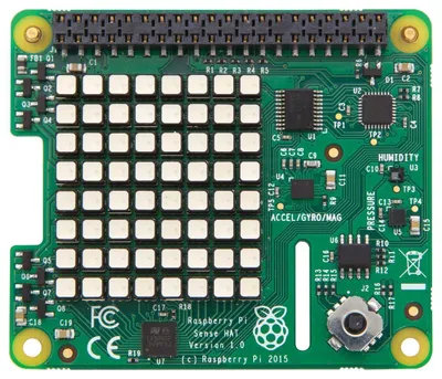 Immagine prodotto di sense HAT ufficiale per Raspberry Pi