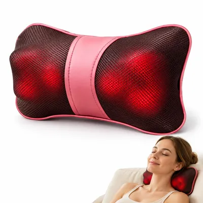 Produktbild von ZENET ZET-726 Shiatsu Massagekissen 24 W | Nacken-, Rücken- & Schultermassage | 220 V / 12 V für Zuhause & Auto