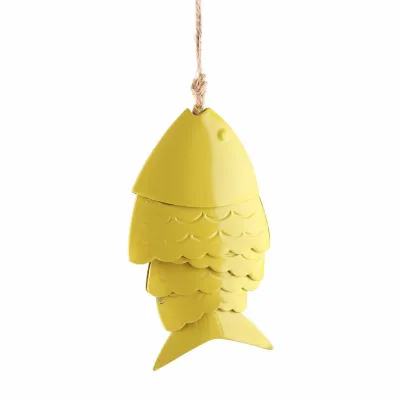 Produktbild von Koi Fisch Windspiel,Buntes Fisch Windspiel,Windspiele Metall Handwerk,Traufe hängende Dekorationen,Windspiel