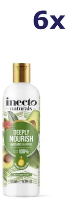 Produktbild von 6x Inecto Naturals Avocado Shampoo 500ml
